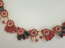 Beads Necklace For Women With Svarovski-שרשרת חרוזים משולבת סברובסקי
